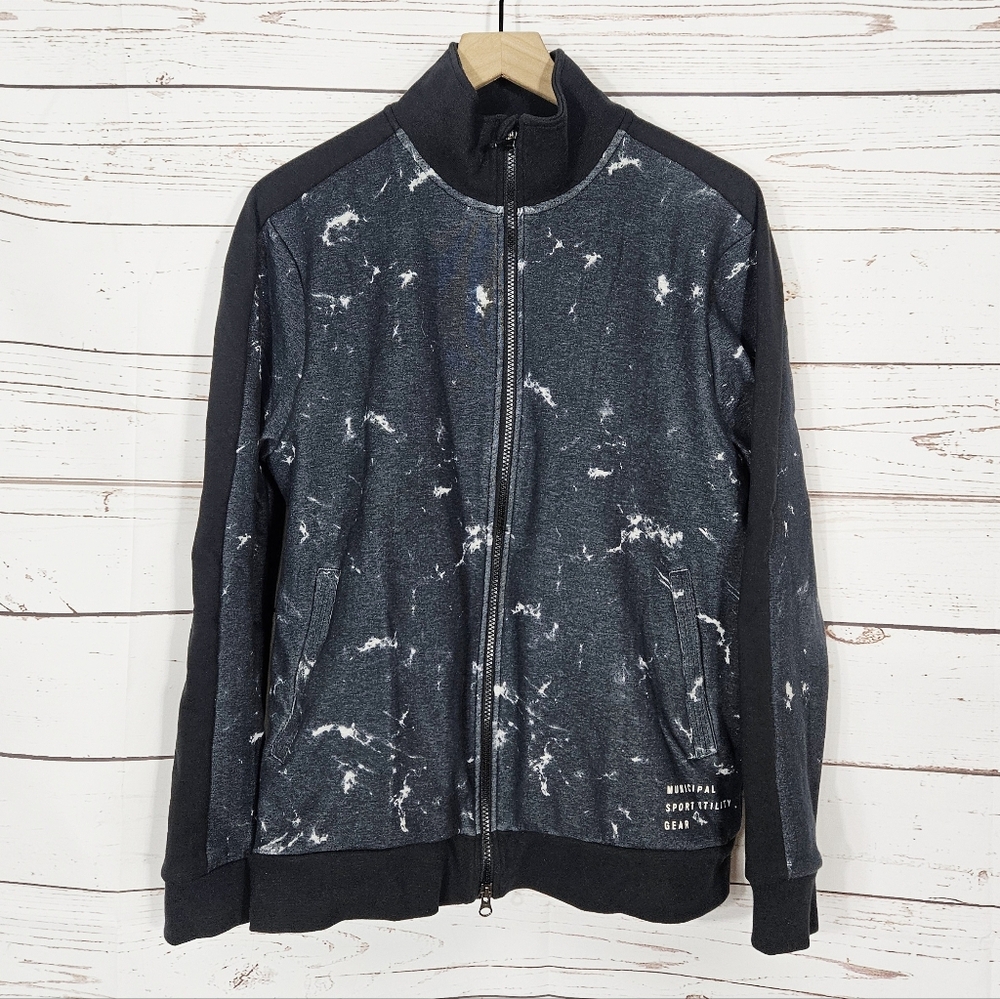 Municipal | Sport Utility Black Marble Track Jacket